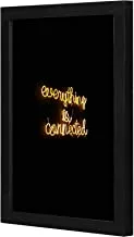 Lowha Lwhpwvp4B-1410 Everything Is Connected Wall Art Wooden Frame Black Color 23X33Cm By Lowha