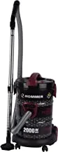 Hommer Drum Type Vacuum Cleaner 25L, 2000W, Hsa211-11, Black/Maron/Made In Turkey