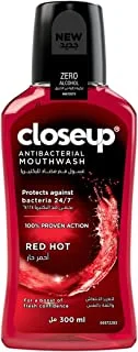 Closeup Antibacterial Mouthwash, Red Hot, 300ml