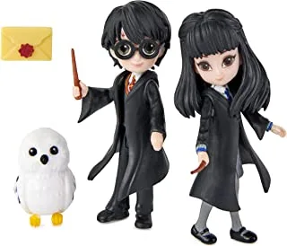 Wizarding World, Magical Minis Harry Potter And Cho Chang Friendship Set With Collectible Toy Figures And Creature, Kids Toys For Ages 5 And Up