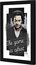 Lowha The Game Is A Foot Wall Art Wooden Frame Black Color 23X33Cm By Lowha