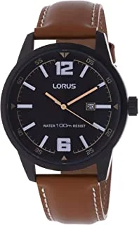 Lorus Sports Leather Strap Men's Watch Rh985Hx9