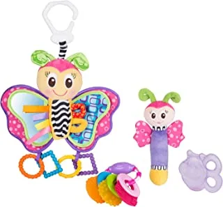 حزمة هدايا Playgro Butterfly مع مفاتيح Pg0183172 متعدد الألوان