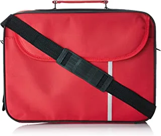 شنطة لاب توب داتا زون حقيبة كتف 15.6 انش حمراء مع نورتون انتي فايروس بلس 1 مستخدم 1 مع اشتراك لمدة سنة.
