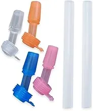 CamelBak Eddy+ Kids 4-Pack, Bite Valve & Straws, Multi Color