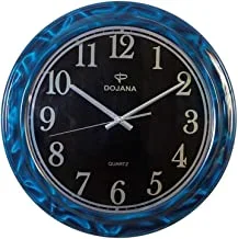 ساعة حائط من دوجانا - DWG002 أزرق ، أسود