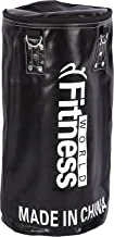 Fitness world sand boxing bag blank size 60 cm world fitness, black