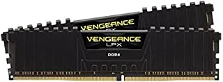 وحدة ذاكرة سطح المكتب كورسير Vengeance LPX 32 جيجابايت (2 × 16 جيجابايت) DDR4 3000 ميجاهرتز C16 XMP 2.0 عالية الأداء - أسود ، CMK32GX4M2D3000C16