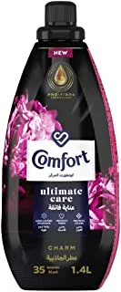 Comfort Ultimate Care, Concentrated Fabric Softener, For Long-Lasting Fragrance, Charming, Complete Clothes Protection, 1400Ml