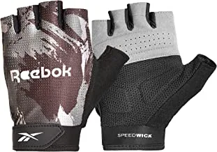 Reebok Unisex Adult Training Fitness Gloves - Black/White, X-Large