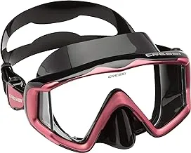 Cressi Perfect View Scuba Diving, Snorkeling Mask in Pure Comfortable Silicone - Liberty Triside SPE: designed in Italy