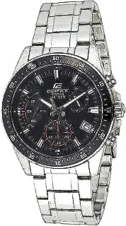Casio Edifice Mens Quartz Watch, Chronograph Display and Stainless Steel Strap