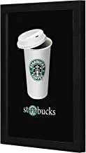 LOWHA black starbucks Wall art wooden frame Black color 23x33cm By LOWHA