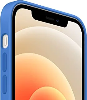 غطاء جلدي من Apple مع MagSafe (للآيفون 12 ميني) - أزرق كابري