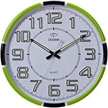 Dojana Wall Clock, Dw269-Green Black-White
