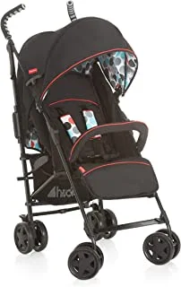 كرسي عربة فيشر برايس هاوك بالما بلس قابل للطي ، خفيف ، حلقة حمل مع غطاء محرك السيارة القابل للتمديد ، للأطفال منذ الولادة ، حديثي الولادة ، أسود