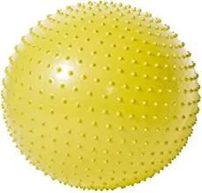 كرة هيرموز مساج Gymanastic مقاس 75 سم (مضاد للانفجار) - من أيرون ماستر ، لتدريب اللياقة البدنية ، كرة التوازن PVC ، كرة التمرين ، متينة وسهلة الاستخدام - بدون مضخة