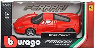 Bburago Die Cast Ferrari Race & Play La Ferrari Car 1:43 Scale Red, Multicolor, B18-36120