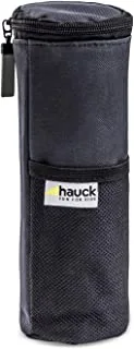 Hauck Refresh Me Outdoor Insulated Bottle Bag with Vecro Strap and Mesh Pocket for Pram Stroller Pushchair – Grey