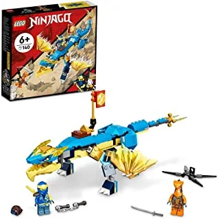 LEGO® NINJAGO® Jay’s Thunder Dragon EVO 71760 Building Kit (140 Pieces)
