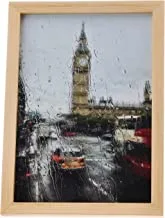 Lowha Architecture-Big-Ben-Buildings-2028885 Wall Art With Pan Wood Framed Ready To Hang For Home, Bed Room, Office Living Room Home Decor Hand Made Wooden Color 23 X 33Cm By Lowha