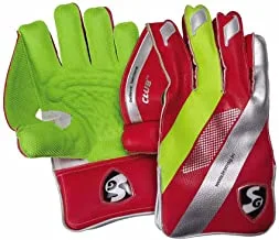 SG Club Wicket Keeping Gloves, Adult (Color May Vary)