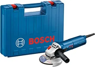 BOSCH - GWS 11-125 angle grinder, 1100 Watt, 11500 rpm, 125 mm disc diameter, lockable switch