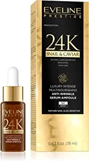 Eveline Prestige 24K Snail and Caviar Serum, 18 ml