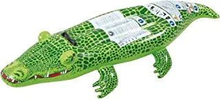 Jilong Inflatable Crocodile Rider Made PVC Material , Green
