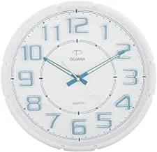 Dojana Plastic Wall Clock Dw269-White-White
