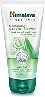 Himalaya Moisturizing Aloe Vera Face Wash Is Gentle, Cream Based Cleanser That Removes Dirt -150ml