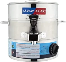 ALSAIF 4.5Liter 3000W Electric Water Boiler, Intelligent Temperature Control, Stainless Steel Water Boiler , Chrome 7227/1G 2 Years warranty