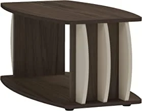 Artely Caribe Coffee Table, Walnut Brown With Off White - W 86 cm X D 45 cm X H 37 Cm