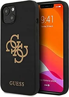 Guess Liquid Silicone Case Big 4G With Logo Print For Iphone 13 (6.1