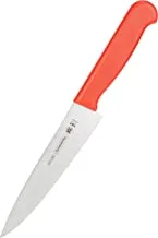 Tramontina Professional 6 Inches Meat Knife with Stainless Steel Blade and Red Polypropylene Handle with Antimicrobial Protection