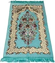 Sleep Night Royal MUSlim Prayer Rugs, Sajadah For Islam, Printed Design Thick And Tight Islamic Praying Mat, Runner & Non Skid Carpet Multi Color Size 70 * 115Cm