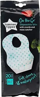 Tommee Tippee Crumb & Mess Catcher Disposable Bibs 20pcs