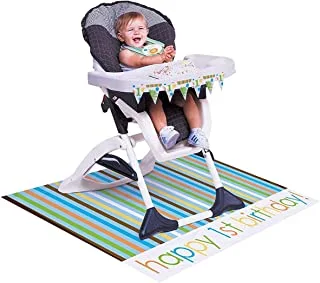 Creative Converting Sweet At One Boy High Chair Kit