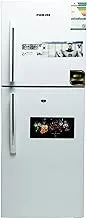 Nikai No-Frost Double Door Fridge with Lock and Key, Model No NRF250F23W with 2 Years Warranty, 197 Liter, White