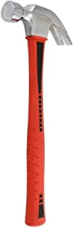 BMB Tools Fiber Handle Claw Hammer Red/Black 250g | Professional Joinery Home Carpentry V-Horn Hammer Nail Hammer Non-slip Multi-function