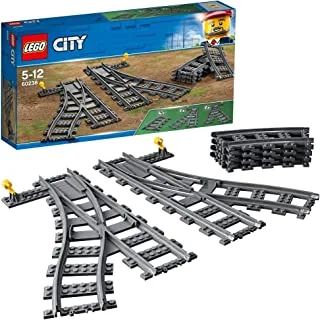 LEGO® City Switch Tracks 60238 Train Building Toy (8 Pieces)