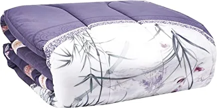 Medium Filling Floral Comforter 4Pcs Set By Hours, Single Size,Darlene-09Ab