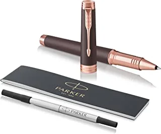 Parker Premier Soft Brown With Pink Gold Trim| Rollerball Pen| Gift Box| 6899