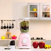 Krypton 400W 2 In 1 Blender With 1.5L - 2 Sharp Stainless-Steel Blades |, Pink, Knb6207