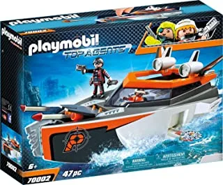 Playmobil 70002 Top Agents Spy Team Floating Turbo Ship