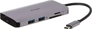 D-Link DUB-M810 8‑in‑1 USB‑C Hub with HDMI/Ethernet/Card Reader/Power Delivery