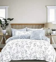 Cotton Satin 300Tc Comforter 3Pcs Set, Single Size - Satin-04 By Ibed Home, Multi Color