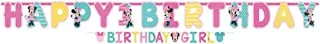Disney Minnie'S Fun To Be One Jumbo Letter Happy Birthday Banner Kit