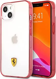 Ferrari Transparent Case Print Logo For Iphone 13 (6.1