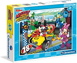 Clementoni Puzzle Super Color Disney Mickey (2) 104 PCS (33.5 x 23.5 CM) - For Age 6 Years Old Multicolor